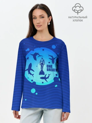 Лонгслив женский. Хлопок / One Breath