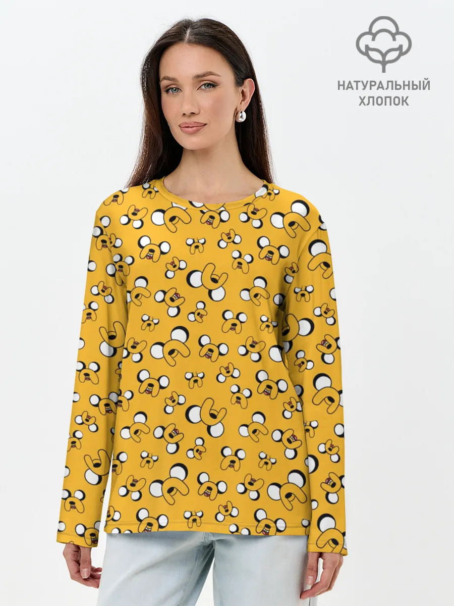 Лонгслив женский. Хлопок / Джейк