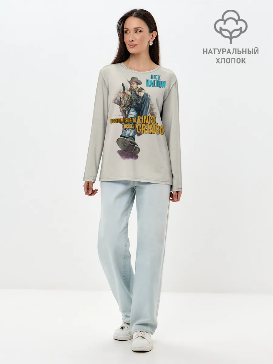 Лонгслив женский. Хлопок / Рик Далтон - Ринго