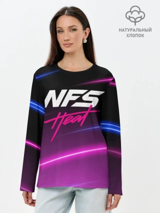 Лонгслив женский. Хлопок / NFS: Heat