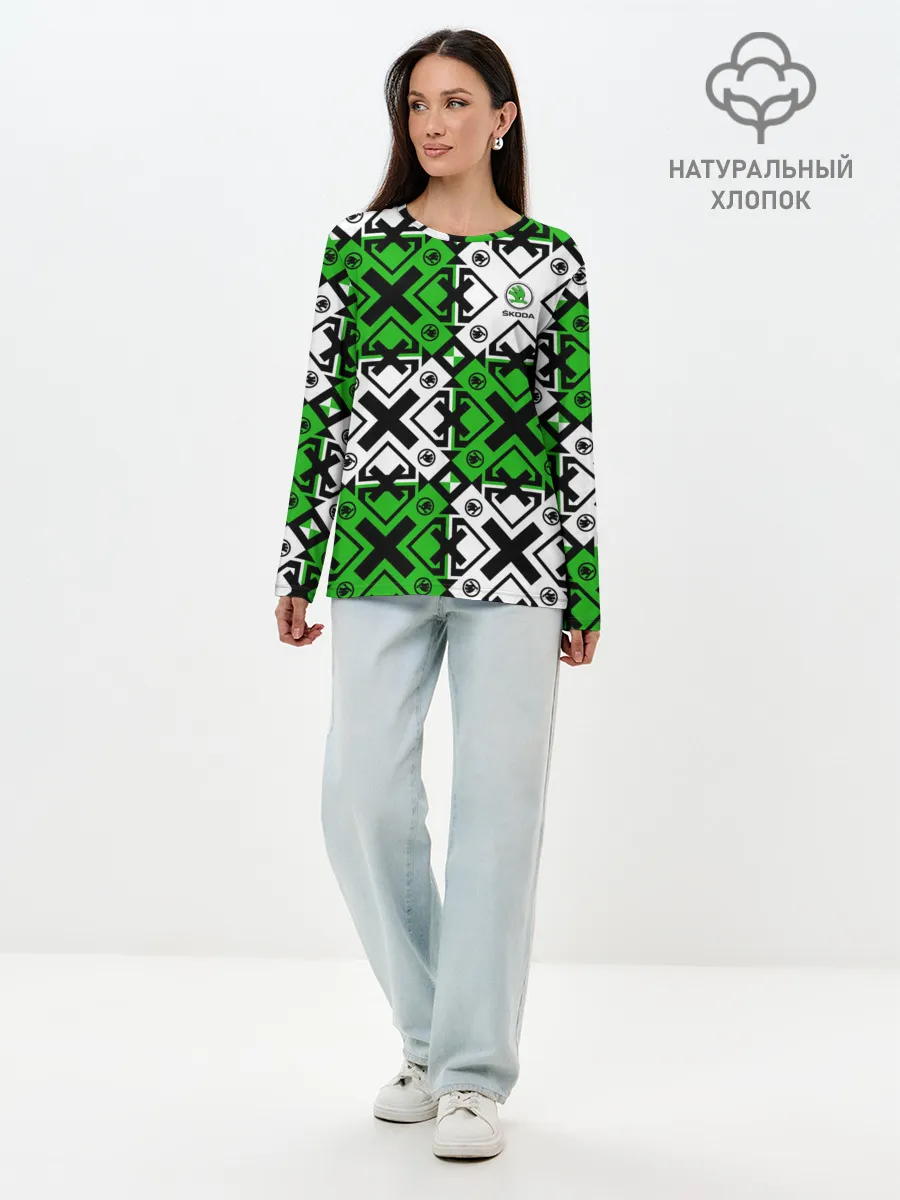 Лонгслив женский. Хлопок / Skoda
