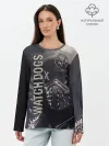 Лонгслив женский. Хлопок / WATCH DOGS
