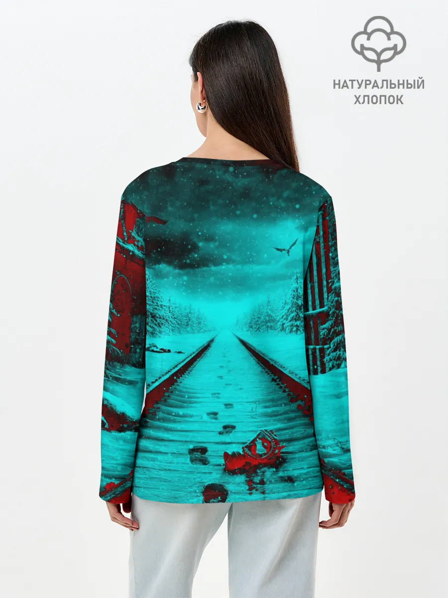 Лонгслив женский. Хлопок / METRO EXODUS