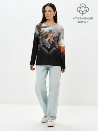 Лонгслив женский. Хлопок / Sabaton