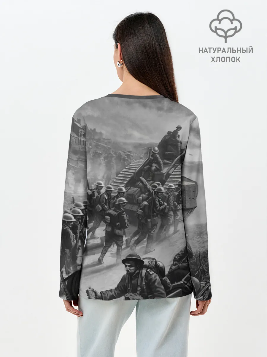 Лонгслив женский. Хлопок / Sabaton