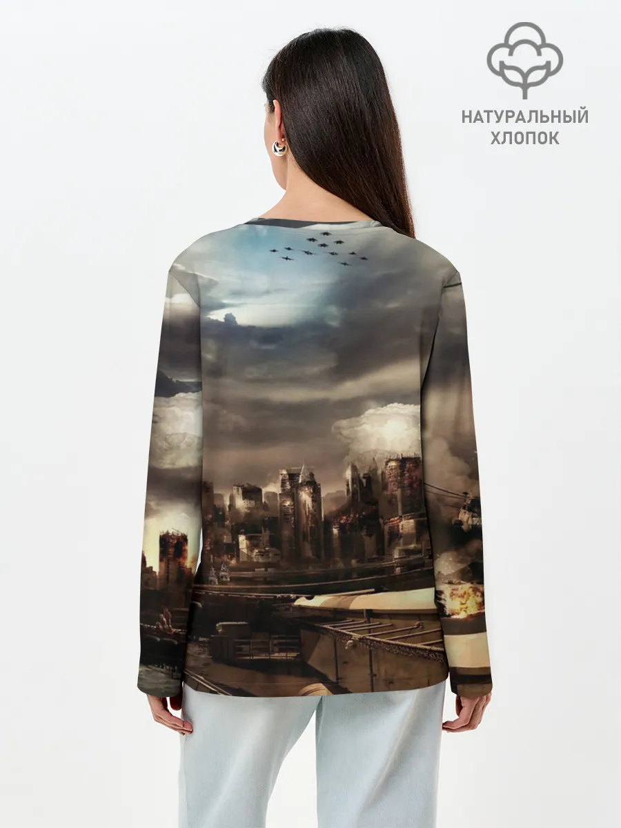 Лонгслив женский. Хлопок / Sabaton