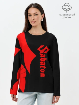 Лонгслив женский. Хлопок / Sabaton