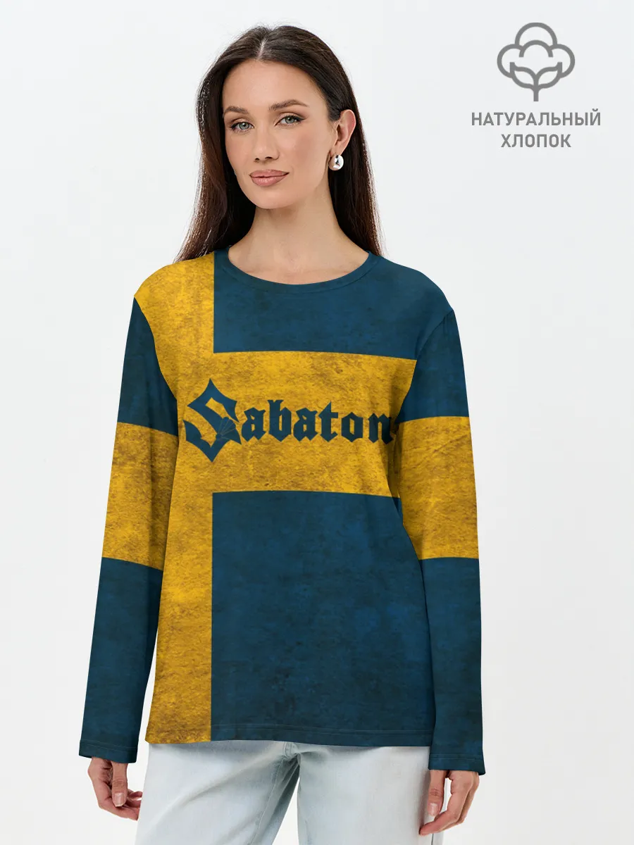 Лонгслив женский. Хлопок / Sabaton