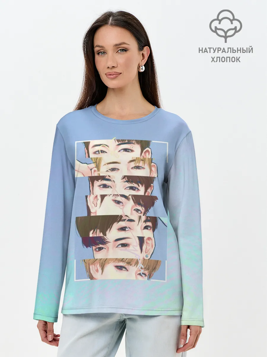 Лонгслив женский. Хлопок / GOT7