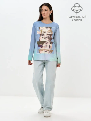 Лонгслив женский. Хлопок / GOT7