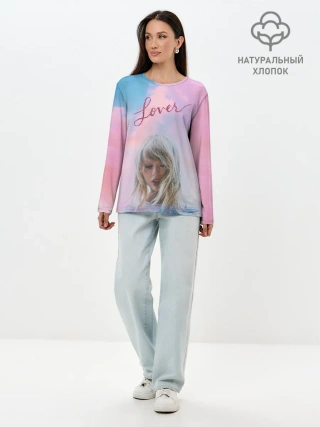 Лонгслив женский. Хлопок / TAYLOR SWIFT - Lover