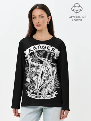 Лонгслив женский. Хлопок / Ranger