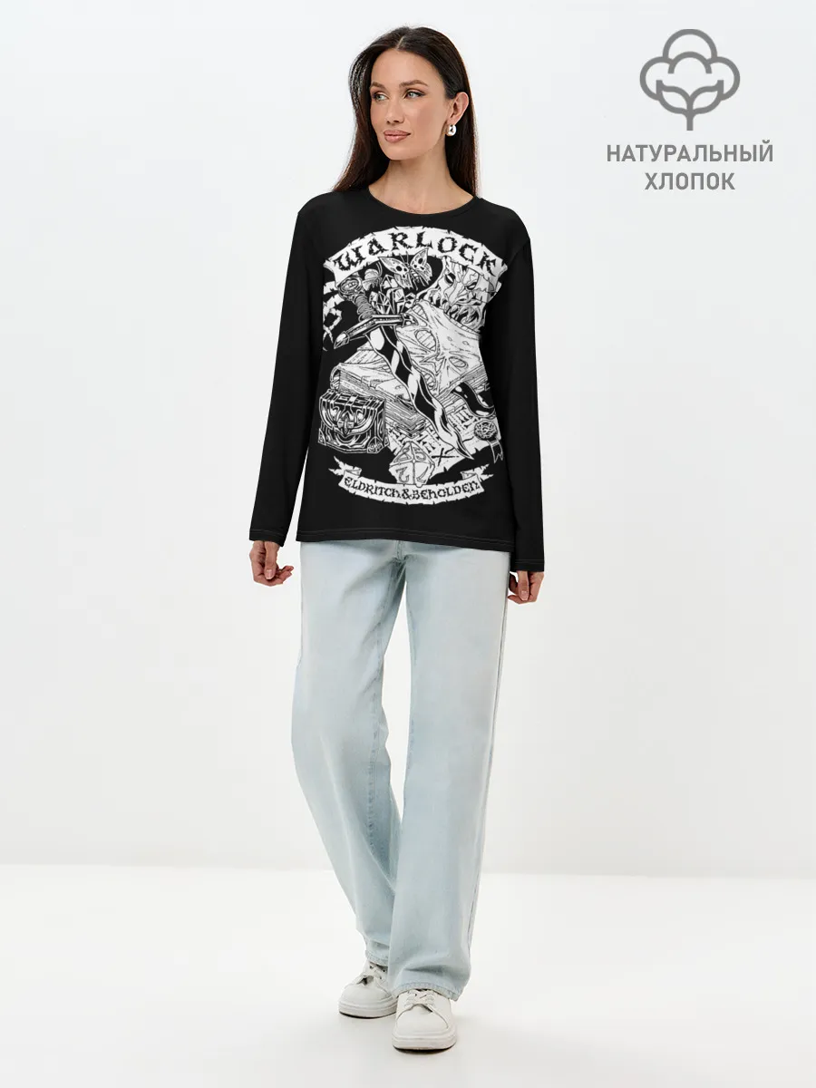 Лонгслив женский. Хлопок / Warlock
