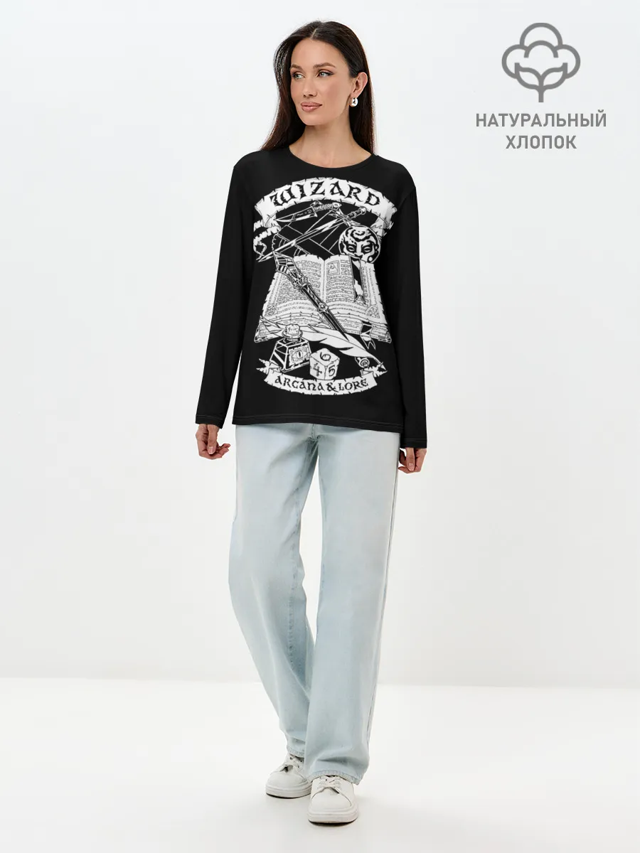 Лонгслив женский. Хлопок / Wizard