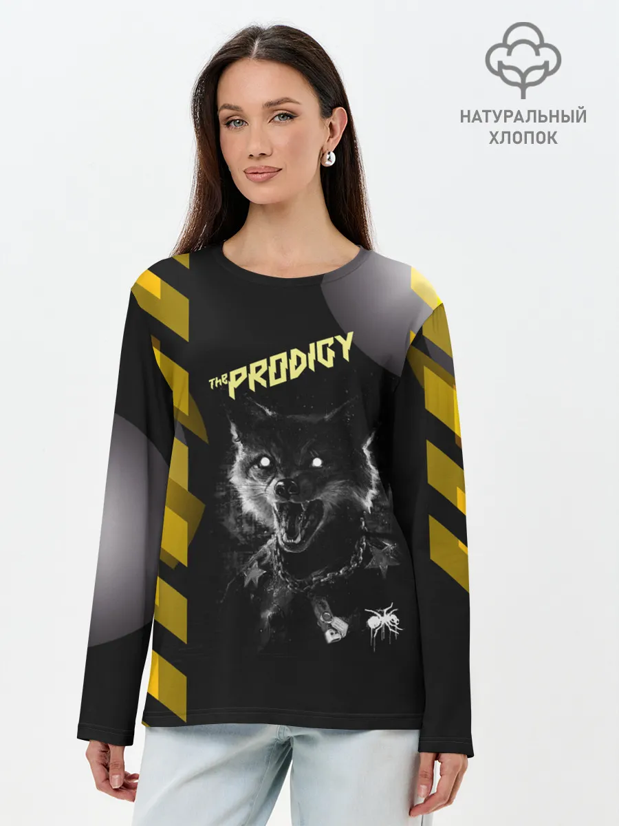 Лонгслив женский. Хлопок / the prodigy