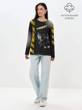 Лонгслив женский. Хлопок / the prodigy