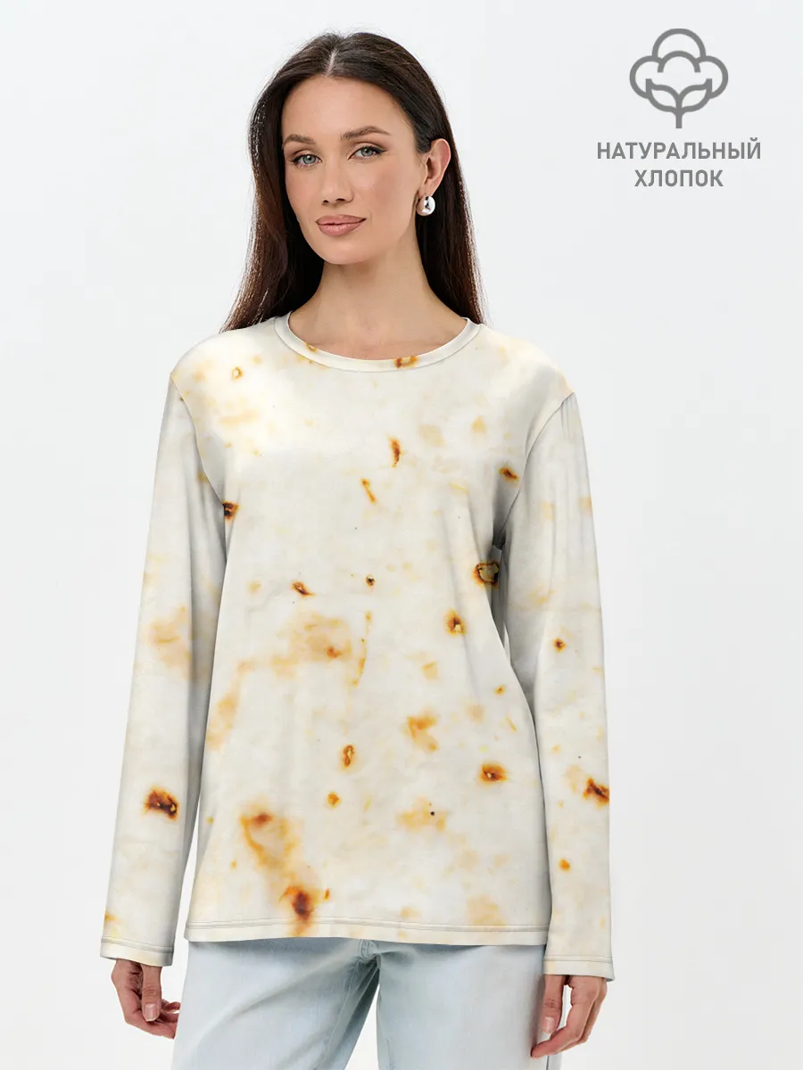 Лонгслив женский. Хлопок / ЛАВАШ