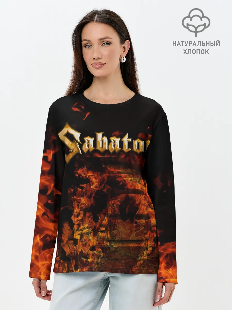 Лонгслив женский. Хлопок / Sabaton
