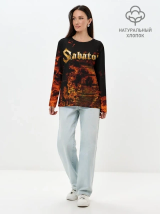 Лонгслив женский. Хлопок / Sabaton