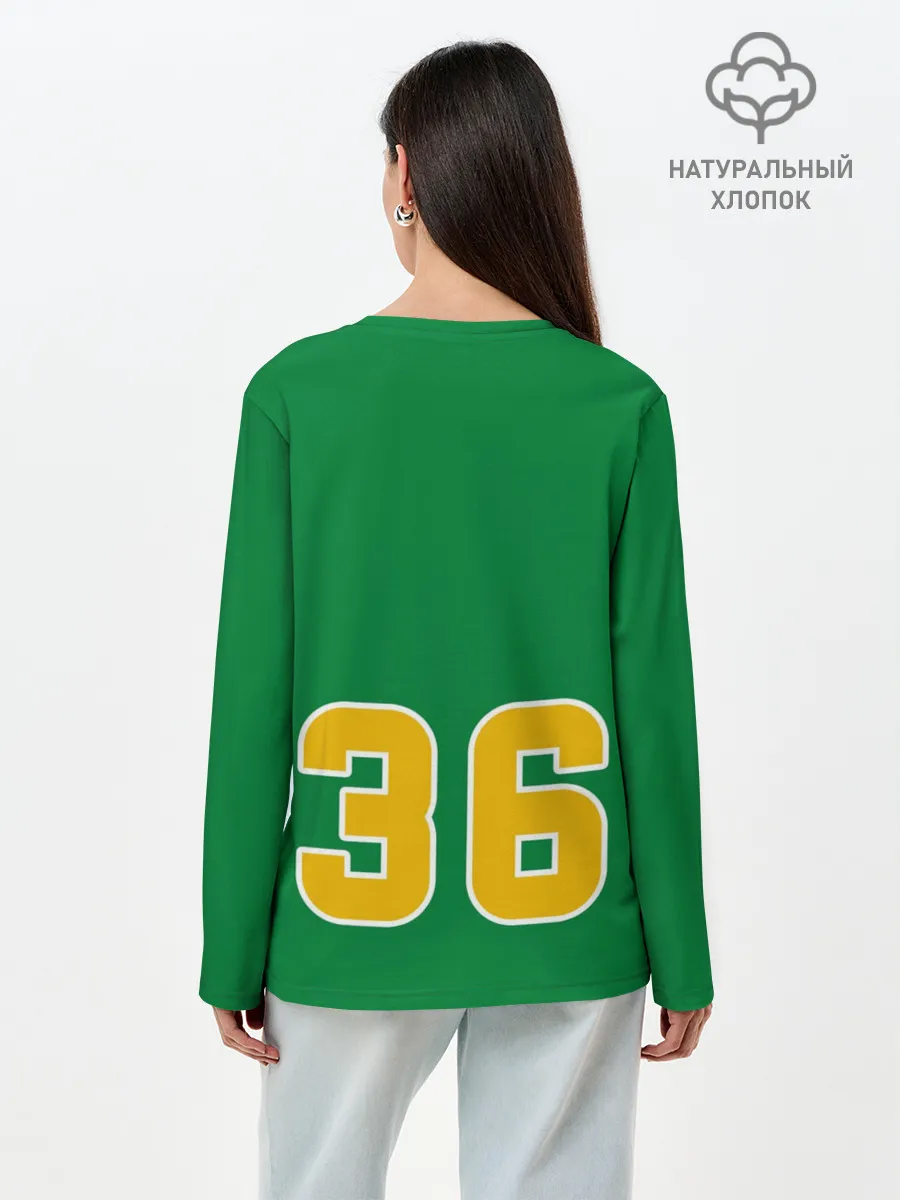 Лонгслив женский. Хлопок / 3x3 Gruppa Skryptonite