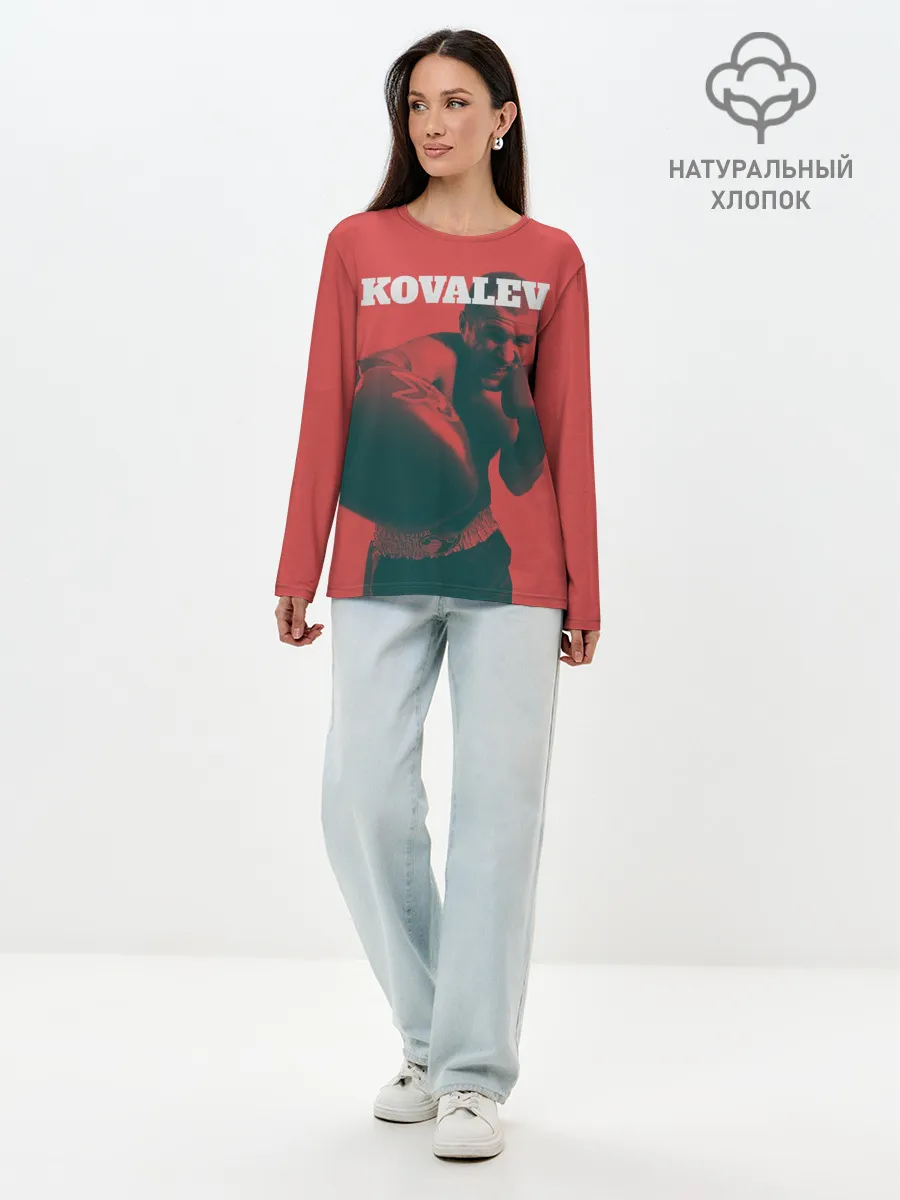 Лонгслив женский. Хлопок / Kovalev