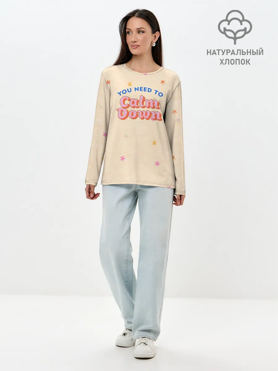 Лонгслив женский. Хлопок / Taylor Swift