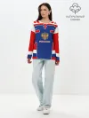 Лонгслив женский. Хлопок / Русский хоккей
