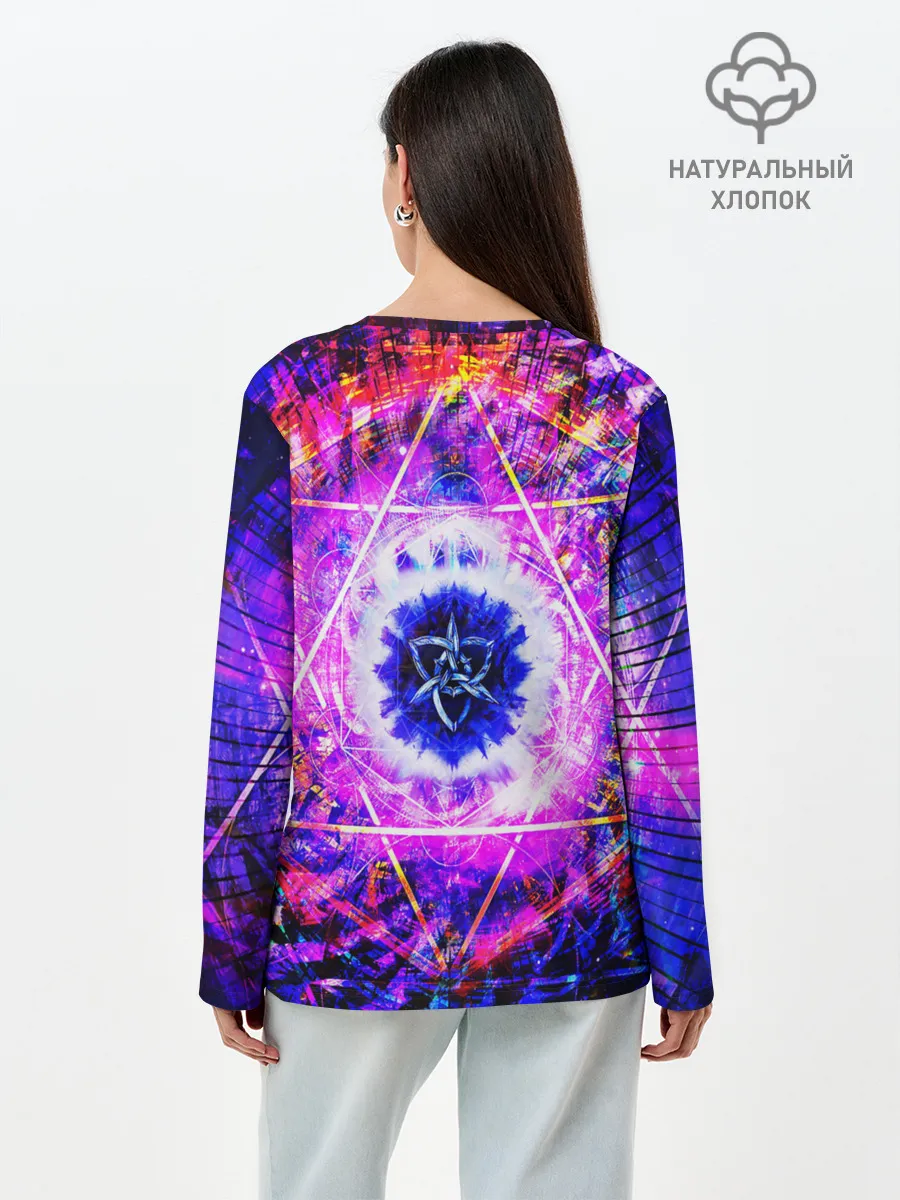 Лонгслив женский. Хлопок / PSY