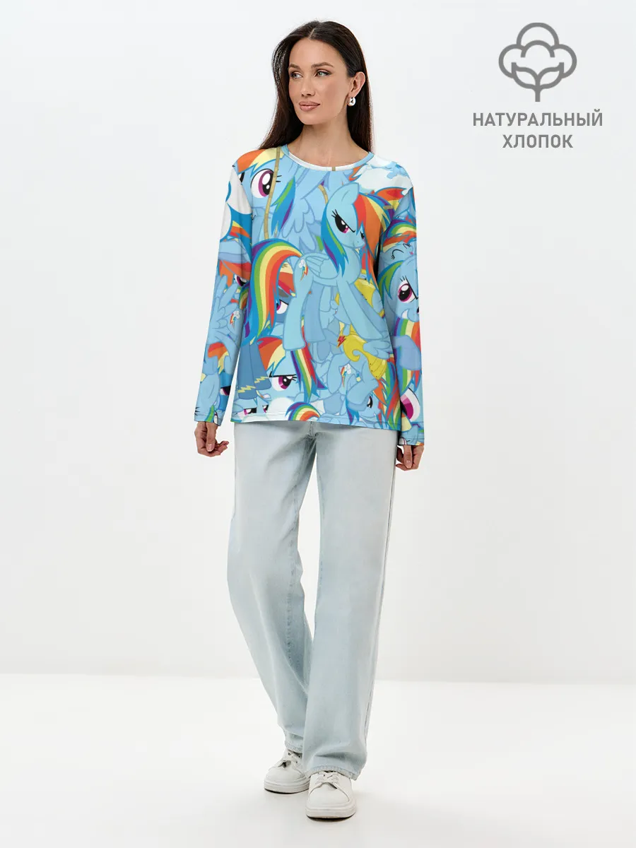 Лонгслив женский. Хлопок / MY LITTLE PONY