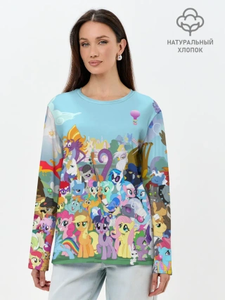 Лонгслив женский. Хлопок / MY LITTLE PONY