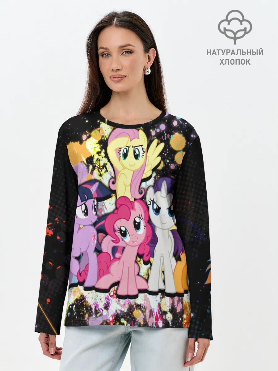 Лонгслив женский. Хлопок / MY LITTLE PONY