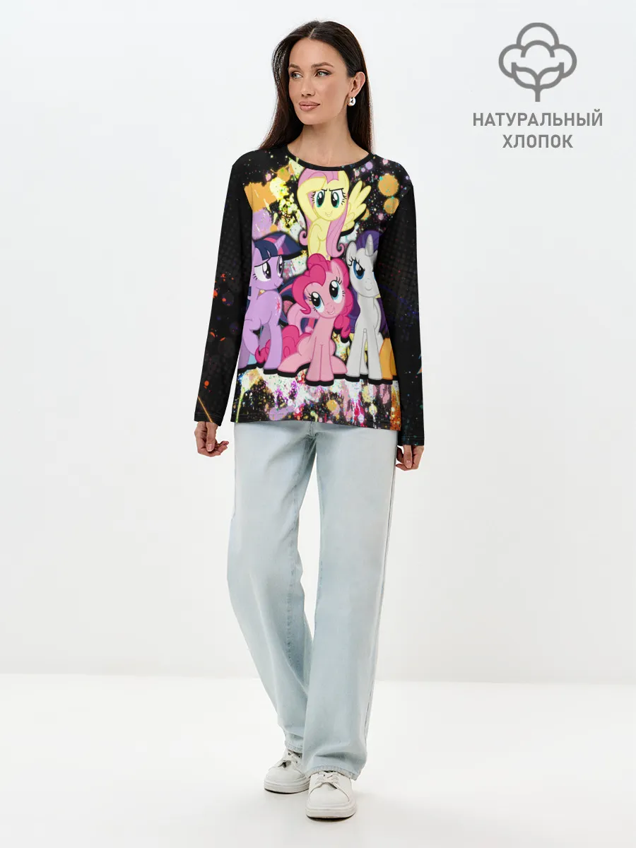 Лонгслив женский. Хлопок / MY LITTLE PONY