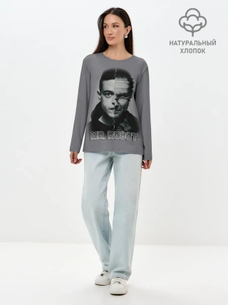 Лонгслив женский. Хлопок / Мистер Робот