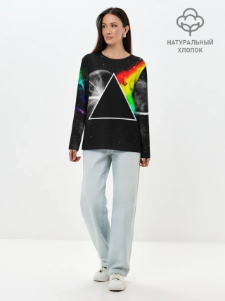 Лонгслив женский. Хлопок / PINK FLOYD
