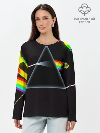 Лонгслив женский. Хлопок / PINK FLOYD