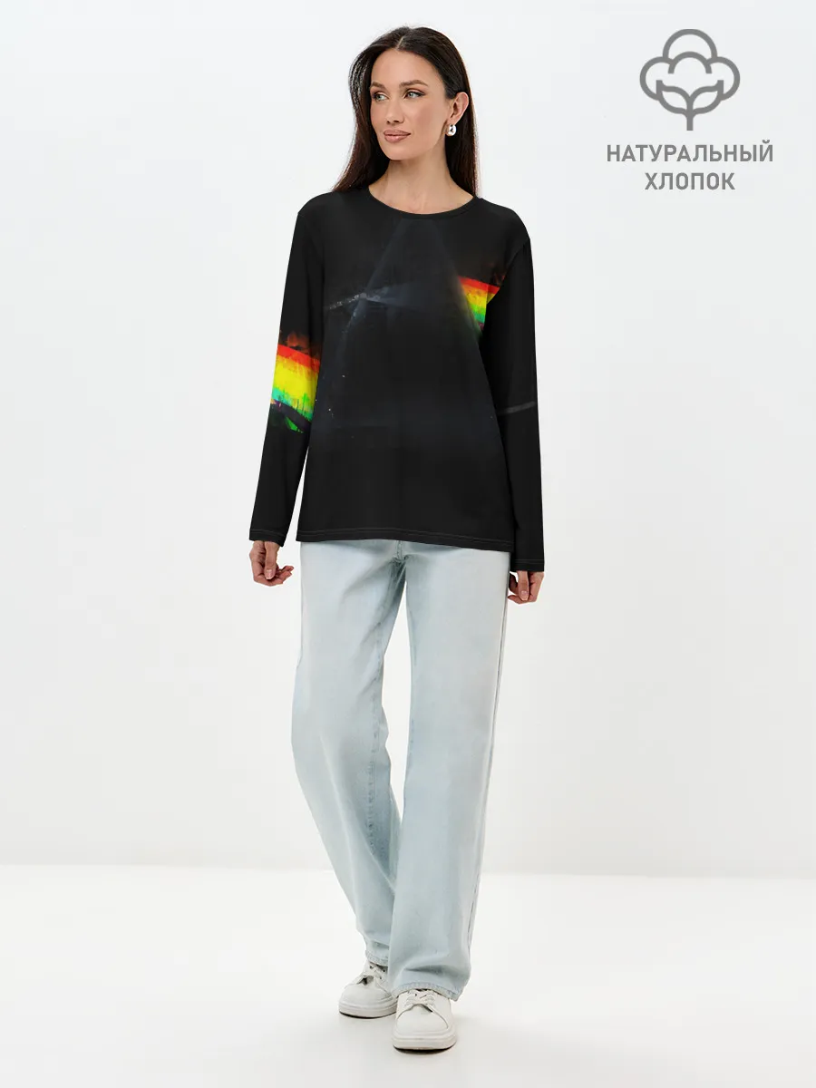 Лонгслив женский. Хлопок / PINK FLOYD