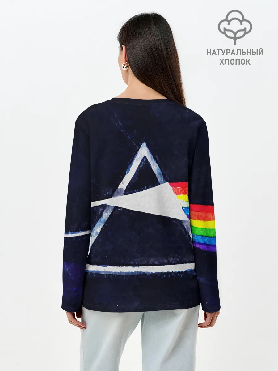 Лонгслив женский. Хлопок / PINK FLOYD