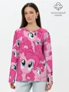 Лонгслив женский. Хлопок / PINK PONY