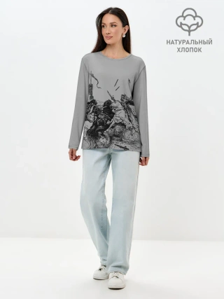 Лонгслив женский. Хлопок / Рыцарский Турнир