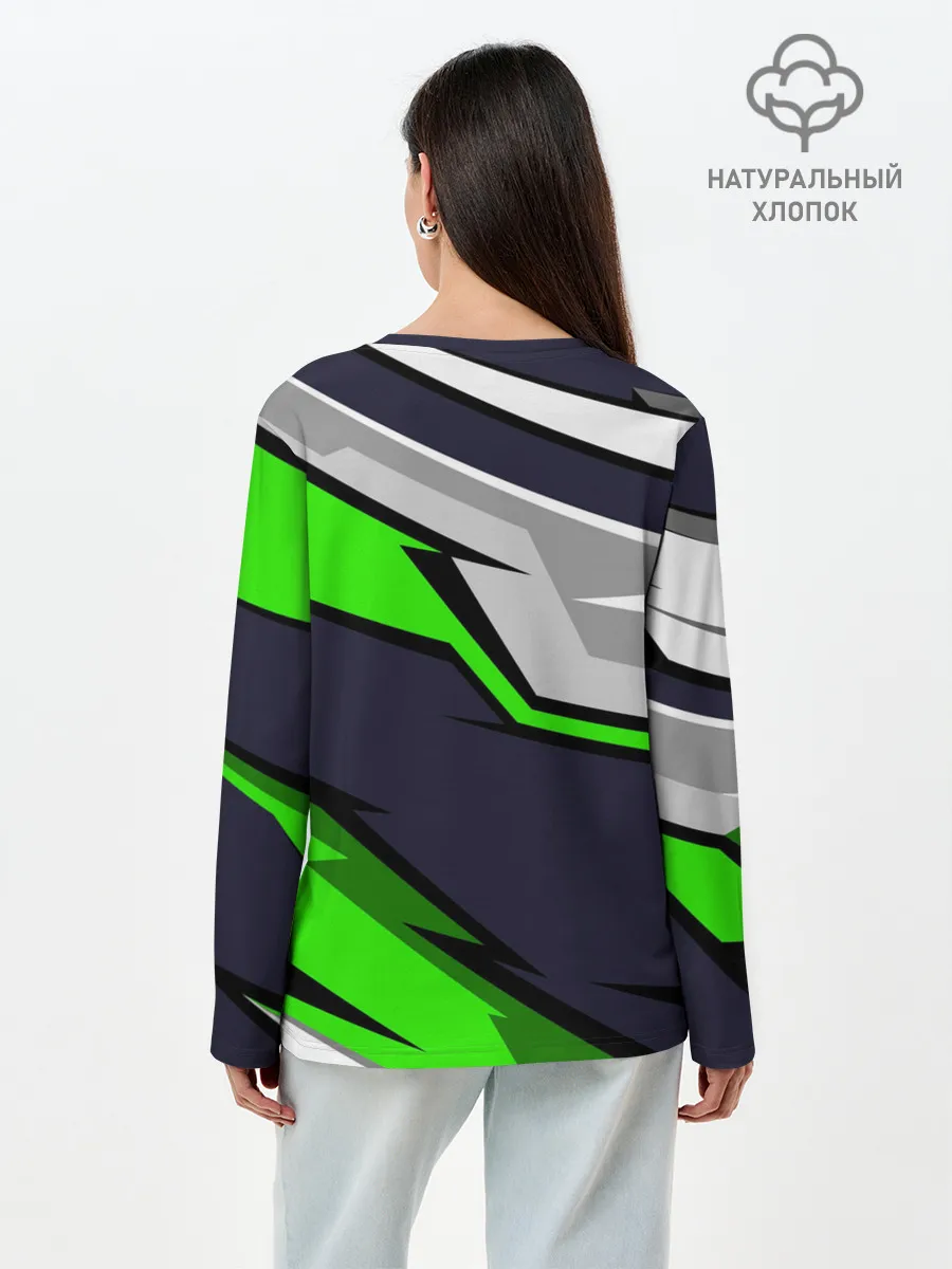 Лонгслив женский. Хлопок / Need for Speed