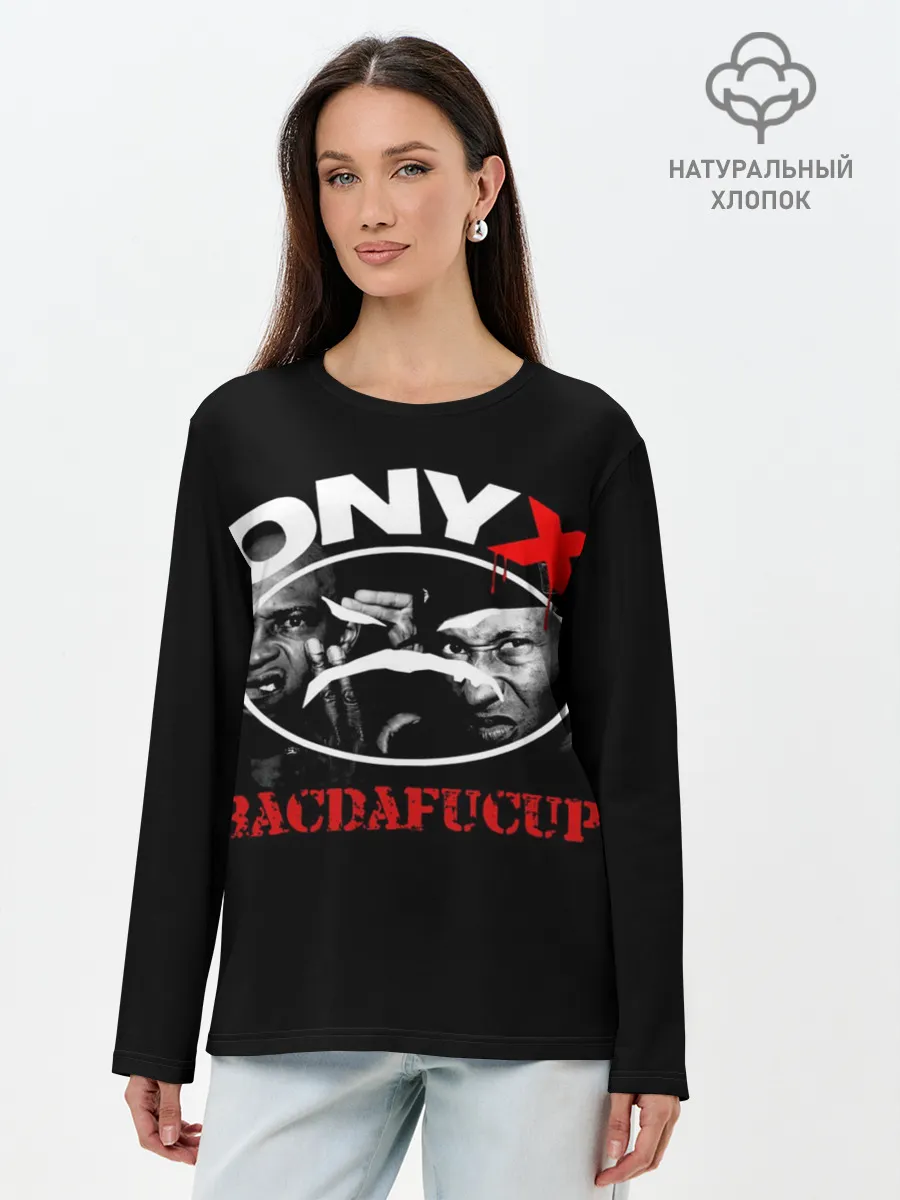 Лонгслив женский. Хлопок / Onyx