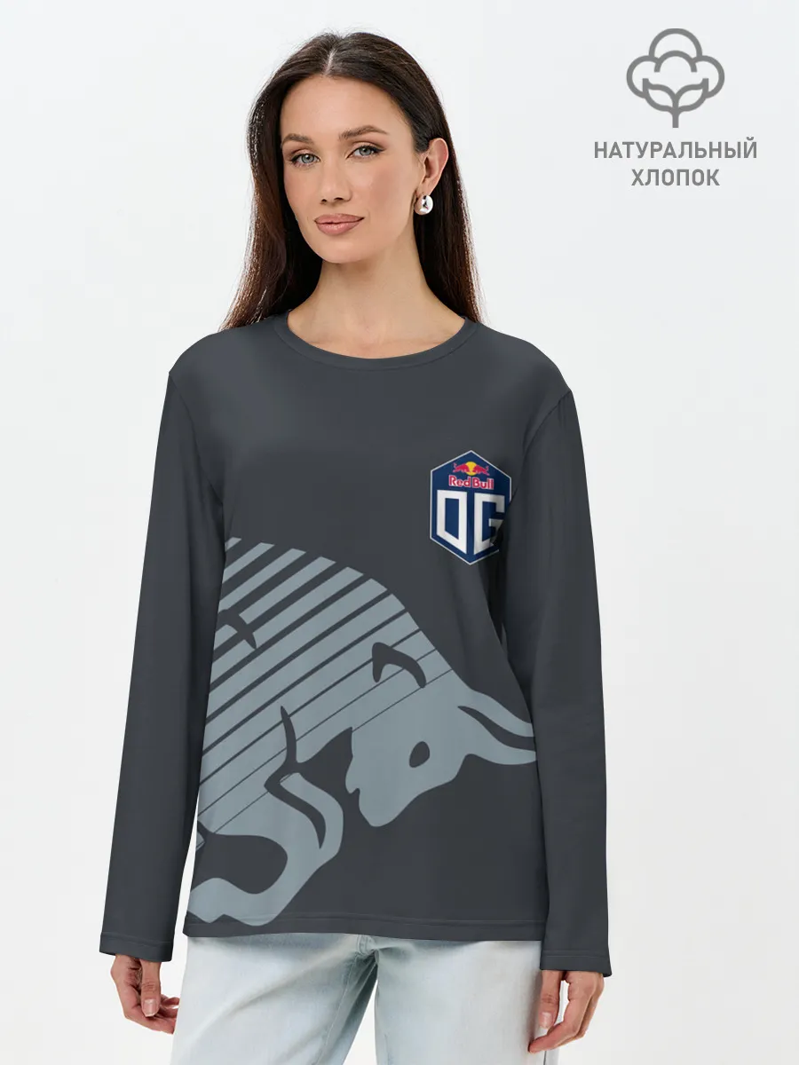 Лонгслив женский. Хлопок / OG