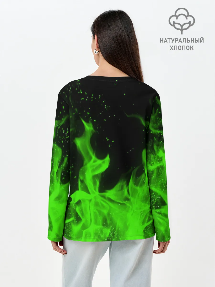 Лонгслив женский. Хлопок / BILLIE EILISH