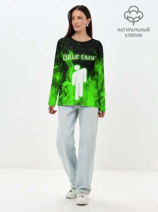 Лонгслив женский. Хлопок / BILLIE EILISH