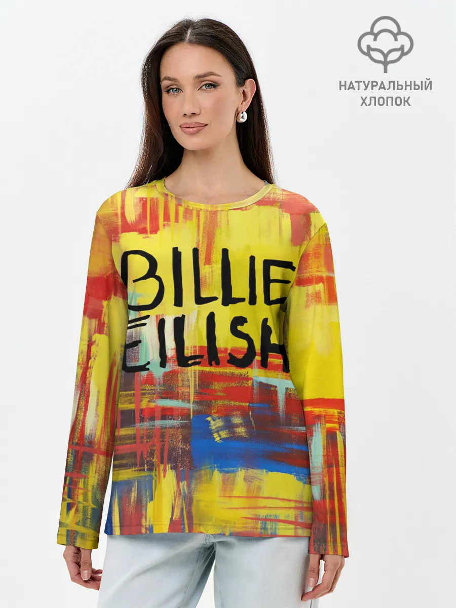 Лонгслив женский. Хлопок / BILLIE EILISH