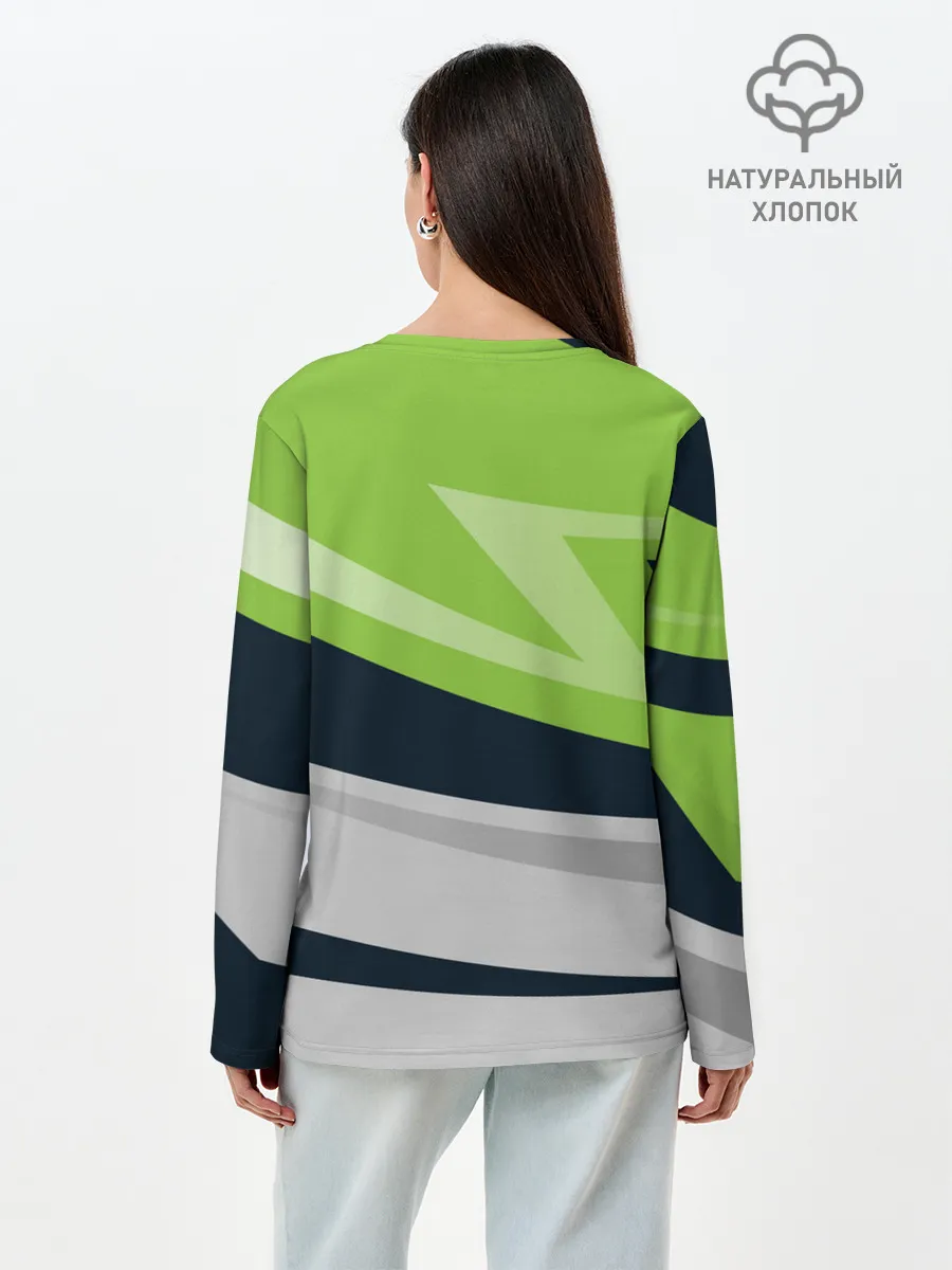 Лонгслив женский. Хлопок / Need for Speed