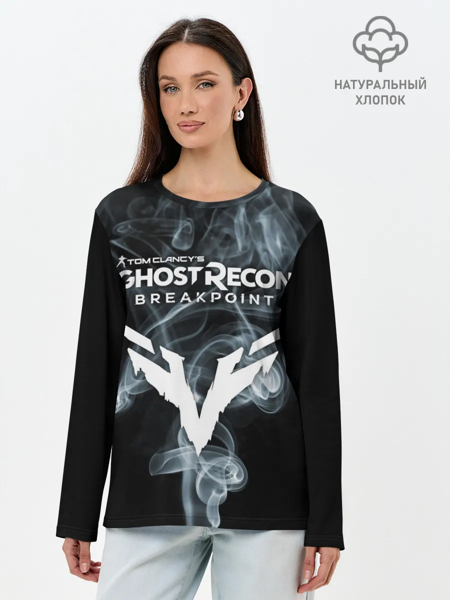 Лонгслив женский. Хлопок / GHOST RECON BREAKPOINT