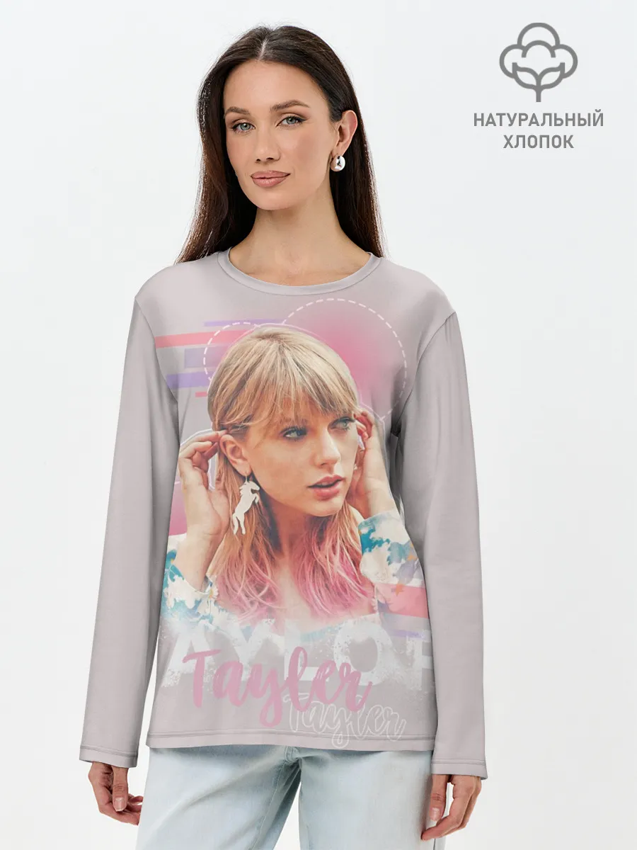 Лонгслив женский. Хлопок / Taylor Swift