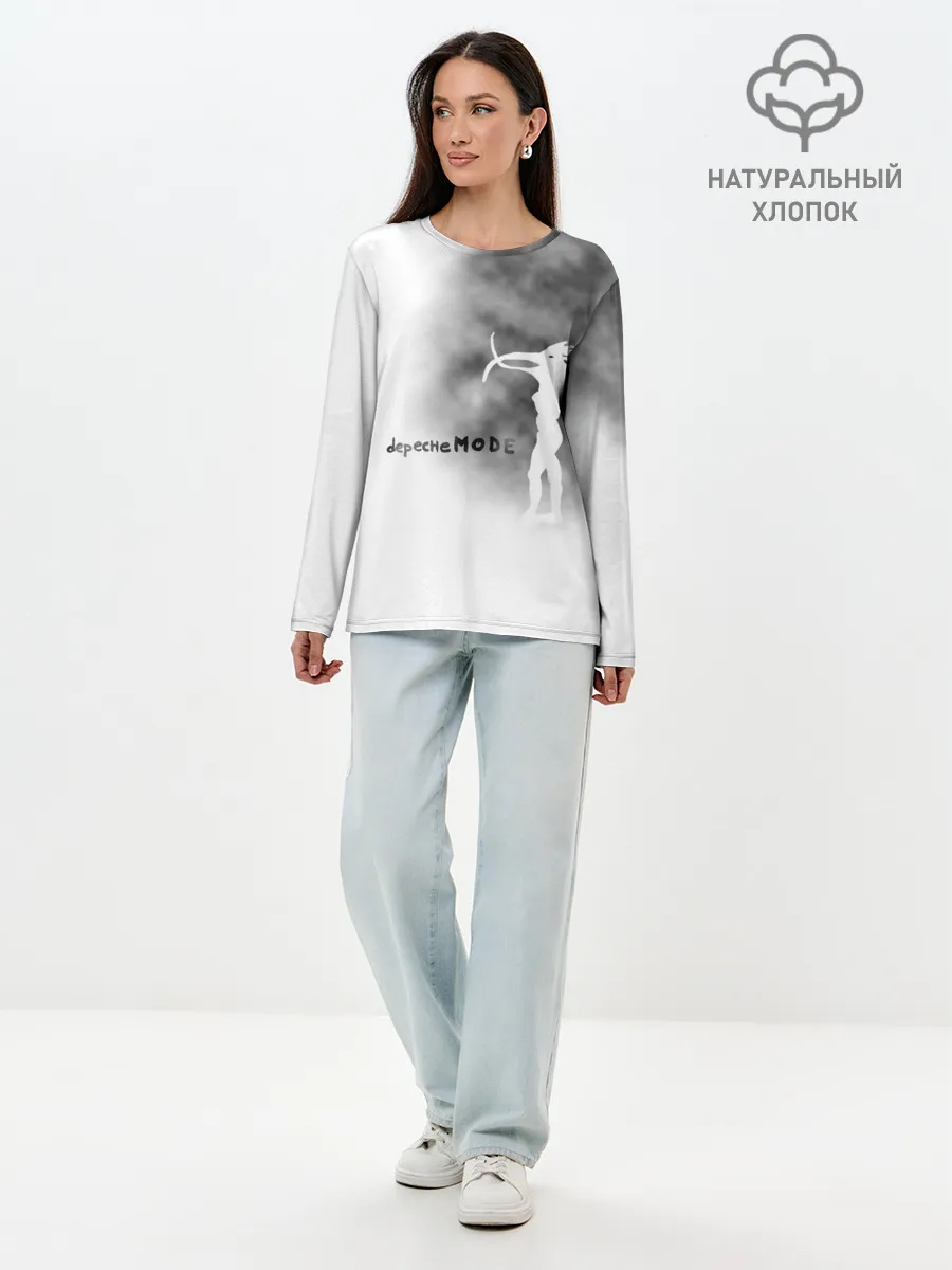 Лонгслив женский. Хлопок / Depeche Mode