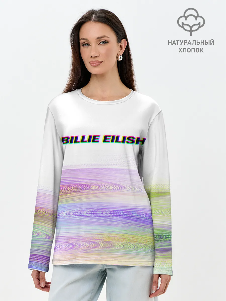 Лонгслив женский. Хлопок / BILLIE EILISH